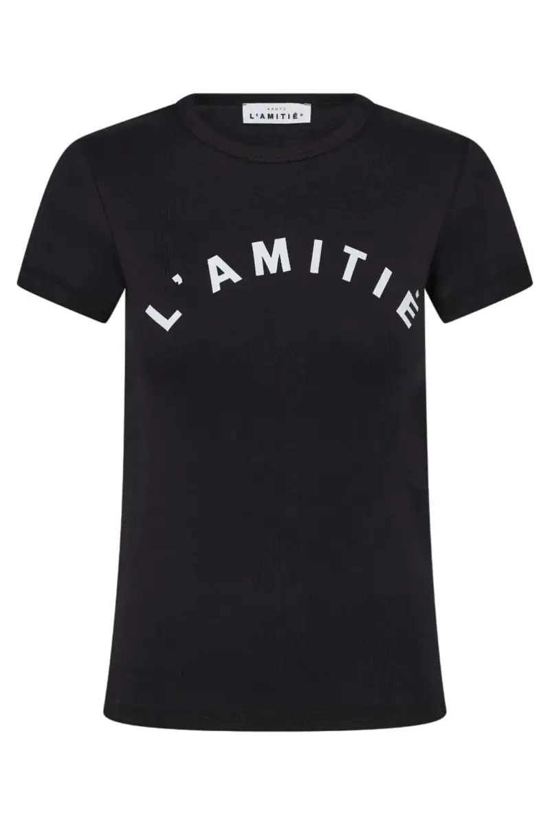 Haute L'Amitié - Clean Logo Tee Hl10849 - Black