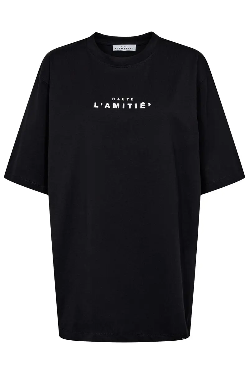 Haute L'Amitié - Crew Rub Print Tee HL10385 - Black