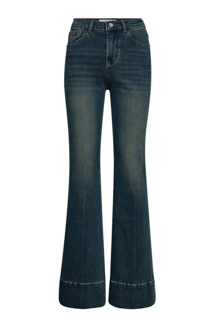 Haute L'Amitié - Demi Flare Jeans HL10285 - Blue