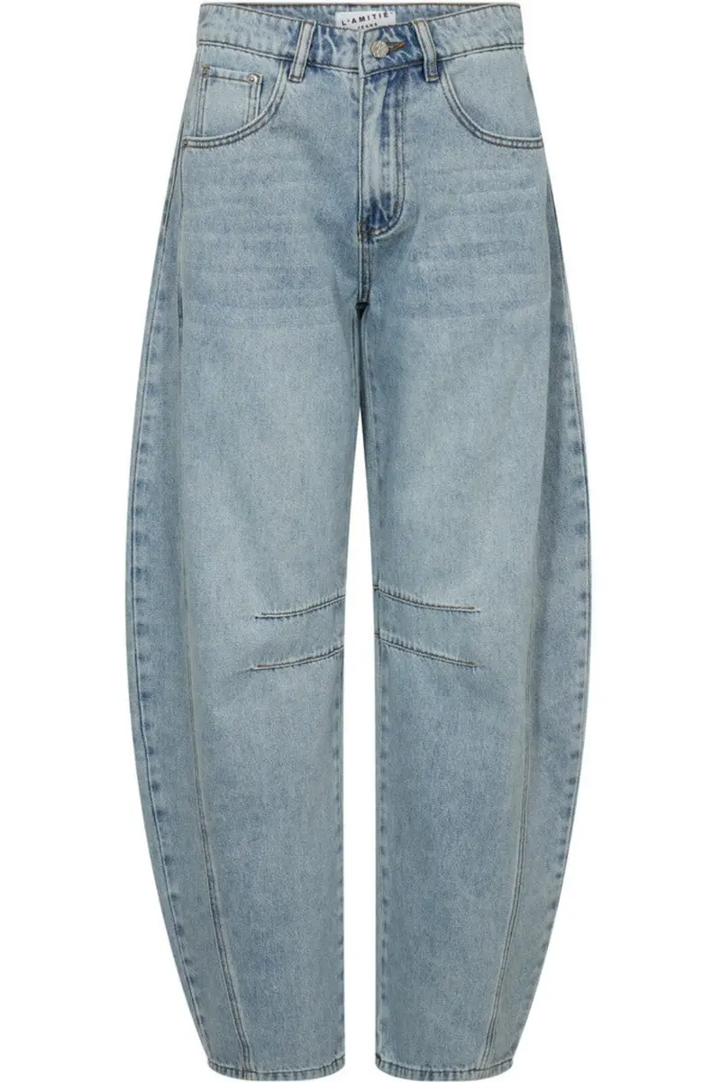 Haute L'Amitié - Drew Barrel Panel Jeans HL10624 - Bleached Denim