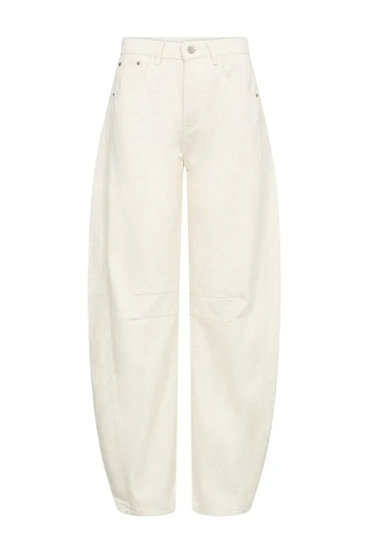 Haute L'Amitié - Drew Barrel Panel Tall Jeans HL10573 - White