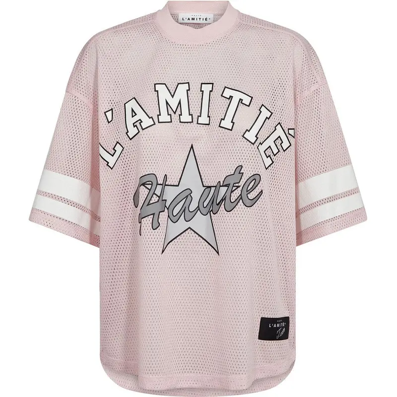 Haute L'Amitié - Drift Ss Star Tee HL10563 - Iced Rose