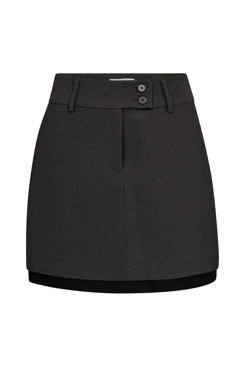 Haute L'Amitié - Emerald Crop Skirt Hl10280 - Grey