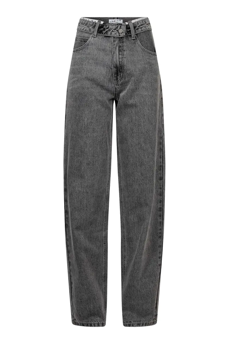 Haute L'Amitié - Flip Barrel Jeans HL10842 - Grey