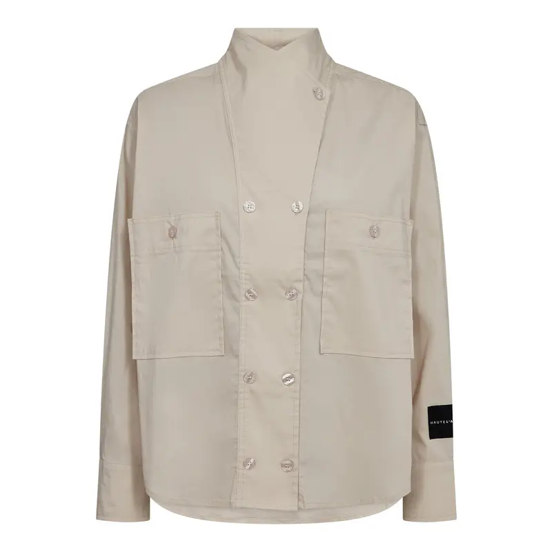 Haute L'Amitié - High Collar Shirt HL10840 - Vanilla
