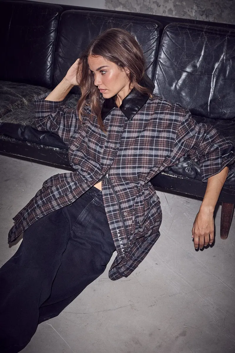 Haute L'Amitié - Hunters Check Jacket HL10772 - Mocca Check