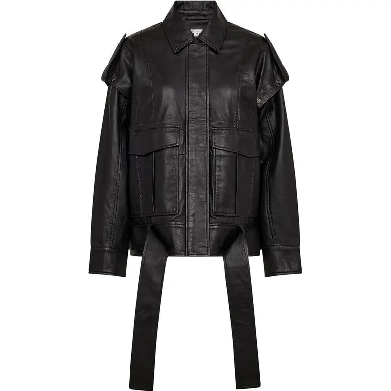 Haute L'Amitié - Luba Leather Jacket HL10473 - Black