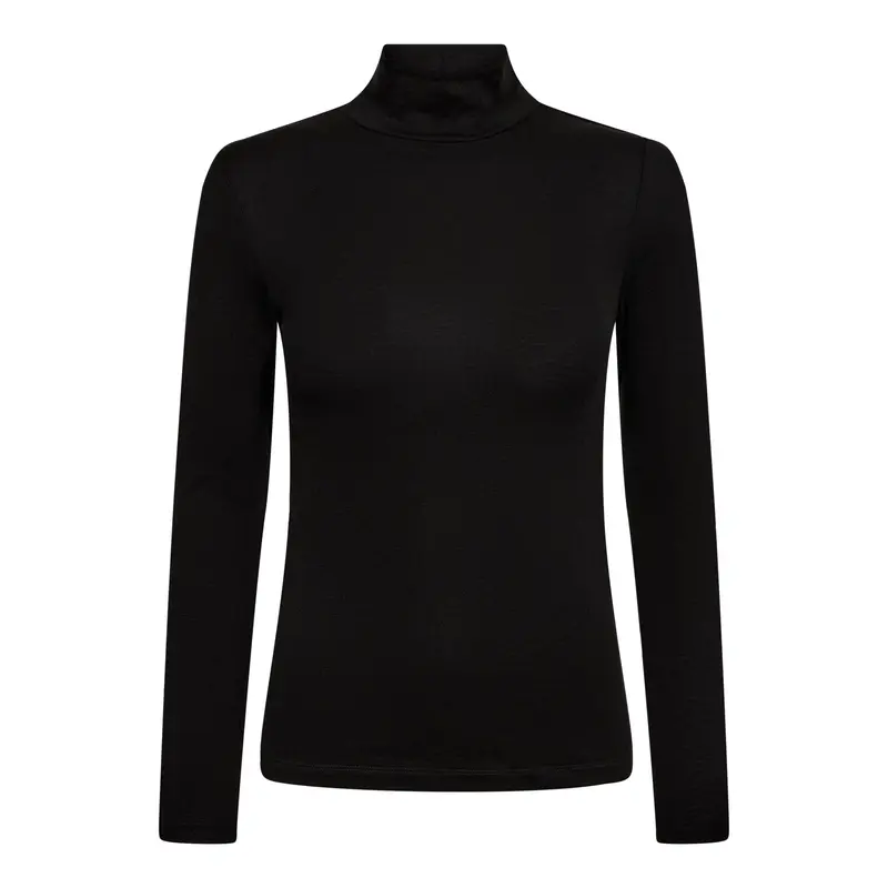 Haute L'Amitié - Lux Turtle Ls Tee HL10851 - Black