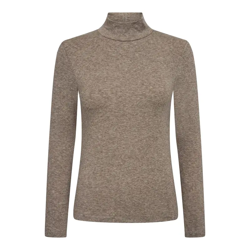 Haute L'Amitié - Lux Turtle Ls Tee HL10851 - Walnut Melange