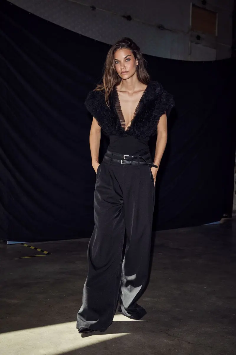 Haute L'Amitié - Michelle Belt Pant Hl10960 - Black
