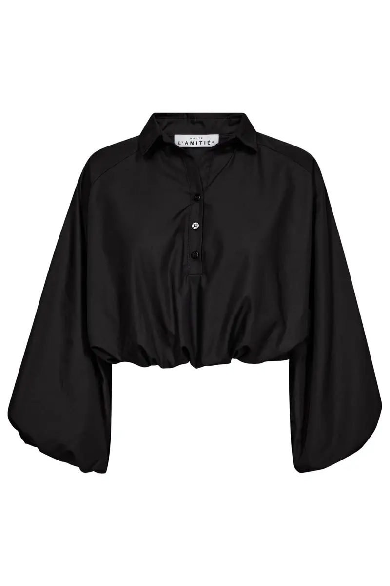 Haute L'Amitié - Pop Balloon Shirt Hl11090 - Black