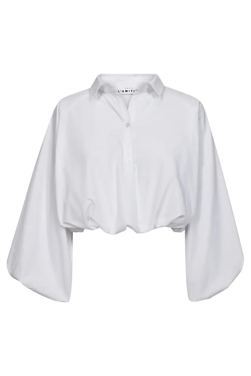 Haute L'Amitié - Pop Balloon Shirt Hl11090 - White