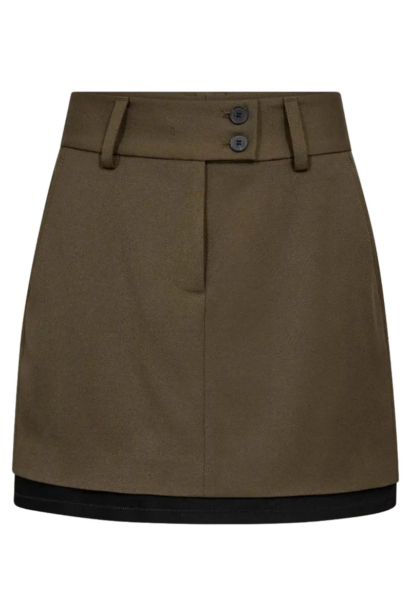 Haute L'Amitié - Premiere Crop Skirt HL10711 - Army
