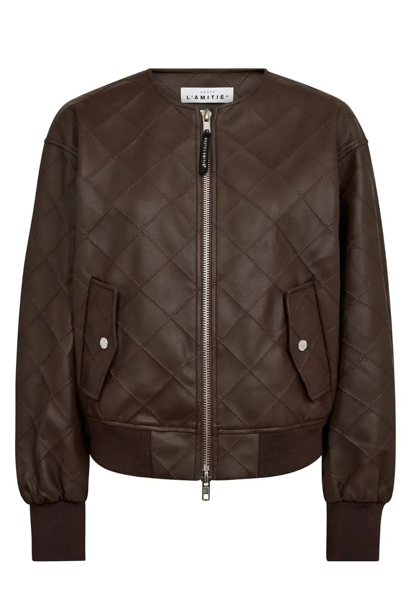 Haute L'Amitié - Quilt Pu Bomber HL10262 - Mocca