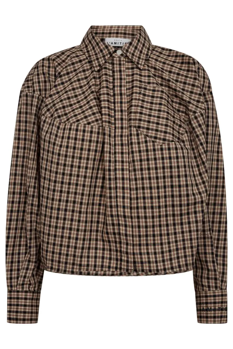 Haute L'Amitié - Sophie Check Shirt HL10812 - Dessert