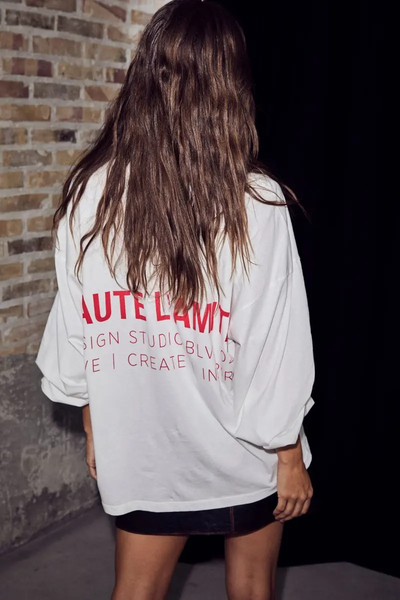 Haute L'Amitié - Studio Ls Print Tee HL10421 - Creme