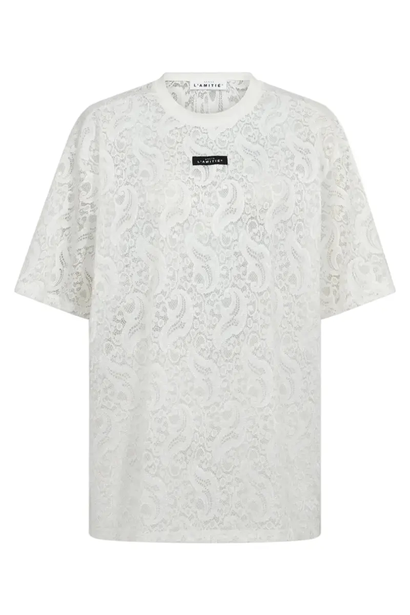 Haute L'Amitié - Summer Lace Loose Tee HL10725 - White