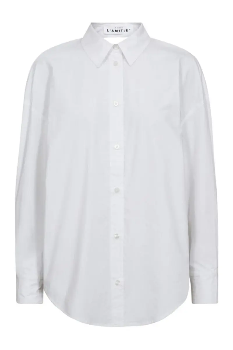 Haute L'Amitié - Twist Bow Shirt HL10209 - White