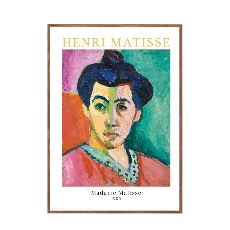 Henri Matisse / Madame Matisse 50 x 70 cm M. ramme (Kun afhentning)