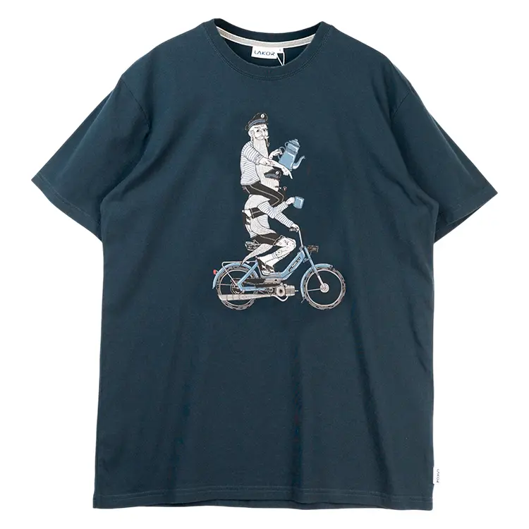 Hitching a Ride T-shirt | Kortærmet T-shirt | Unisex | Bomuld