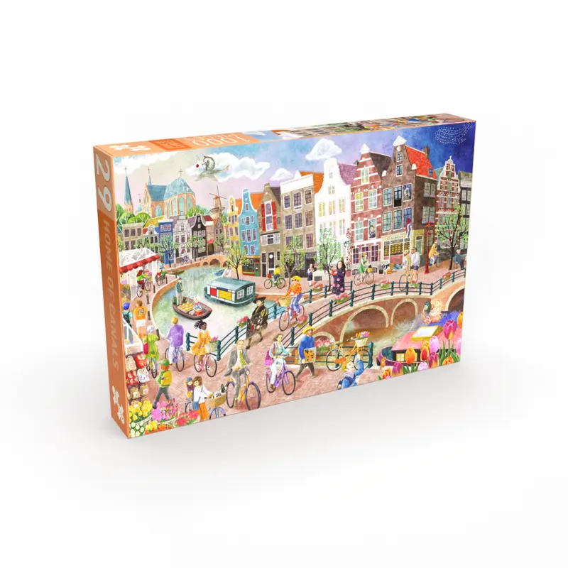 Home of Canals 1000 brikker puslespil fra Penny Puzzle | Amsterdam puslespil