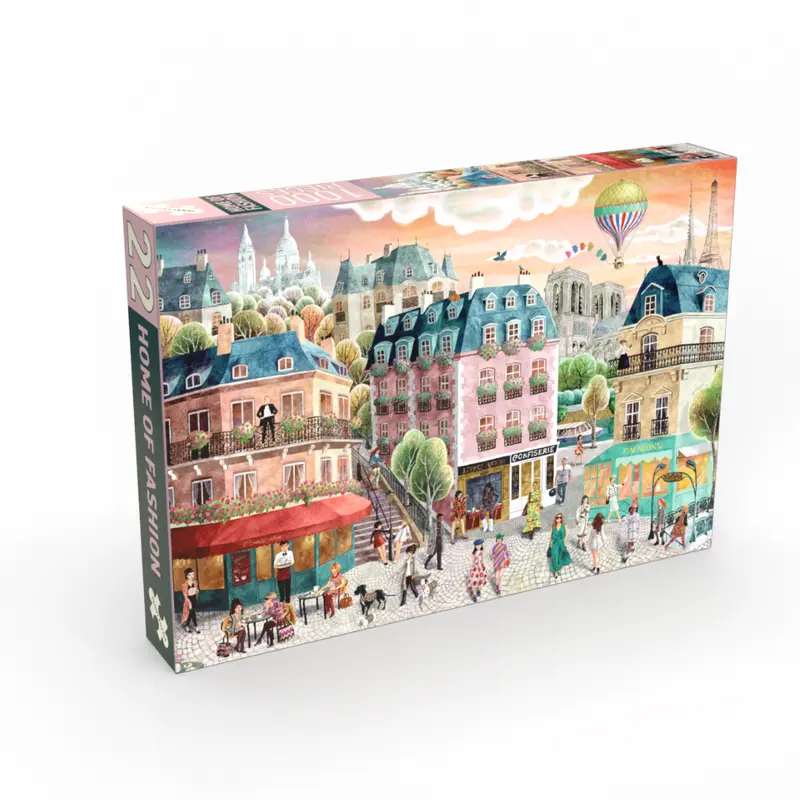 Home of Fashion 1000 brikker Paris-puslespil fra Penny Puzzle
