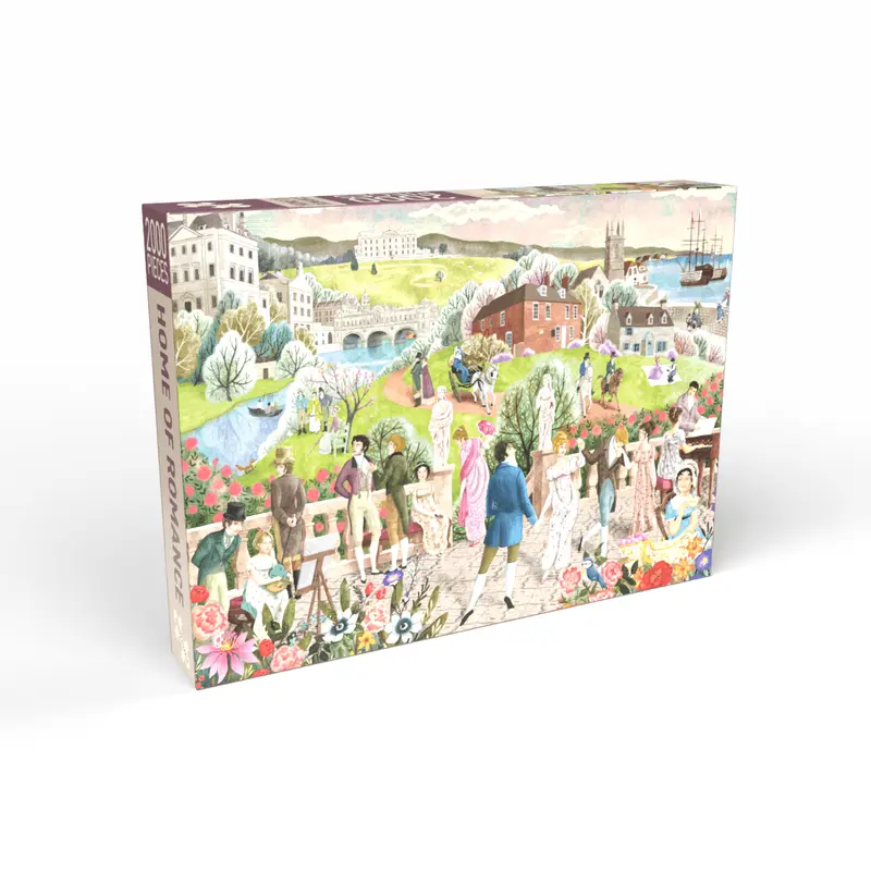 Home of Romance Jane Austen puslespil 2000 brikker fra Penny Puzzle