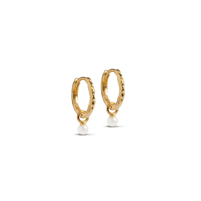 Hoops Belle pearl