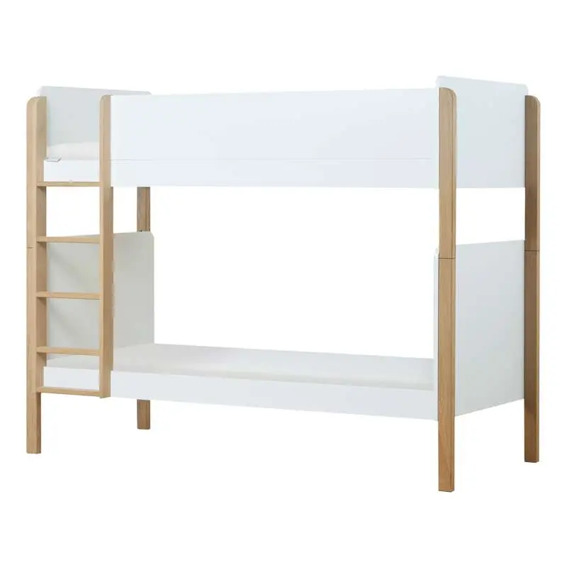 Hoppekids BLEND - 2-i-1 Køjeseng m. ECO Dream Madras - 90x200 cm - Egetræ