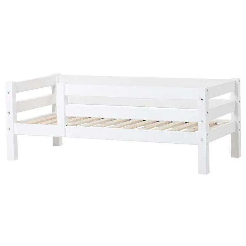 Hoppekids ECO Luxury - Sofaseng m. Ryglæn og Sengehest - Flere Størrelser - Hvid