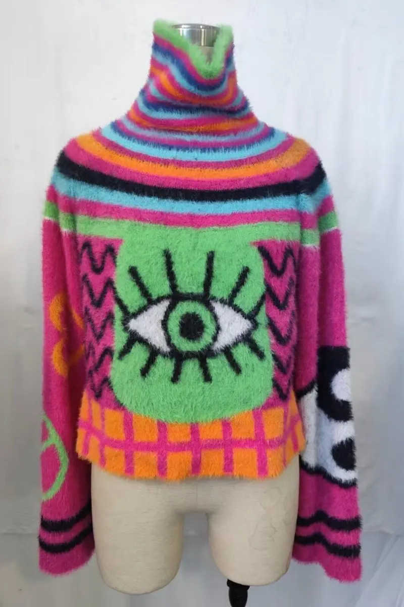 Hunkøn - Kitti Knit Blouse 26500 - Green Eye