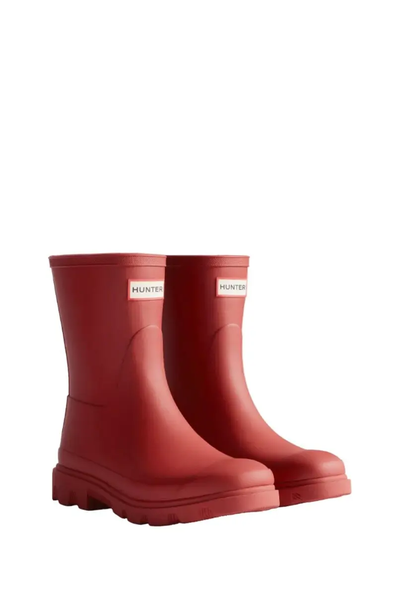 Hunter -  Downpour Short Boot Hfru0002251mlr - Military Red