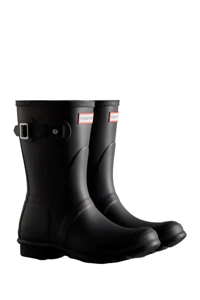 Hunter - Womens Original Short Boot Wfs1000rmablk - Black