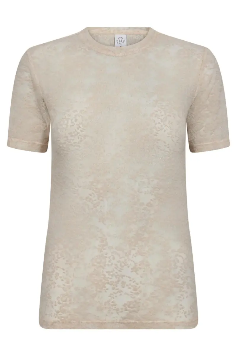 Hype The Detail - Lace Tee, Slim 852-2 - 3 - Powder