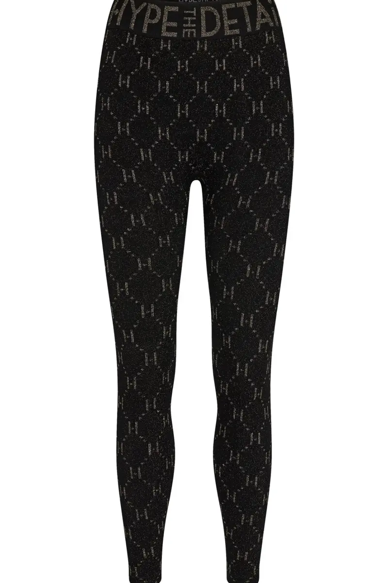 Hype The Detail - Legging W/Lurex 450-21 - 3 Golden