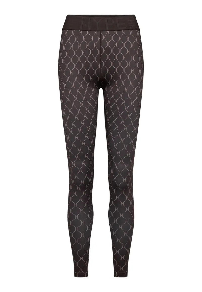 Hype The Detail - Printed Legging 200-21 - 51 - Brun