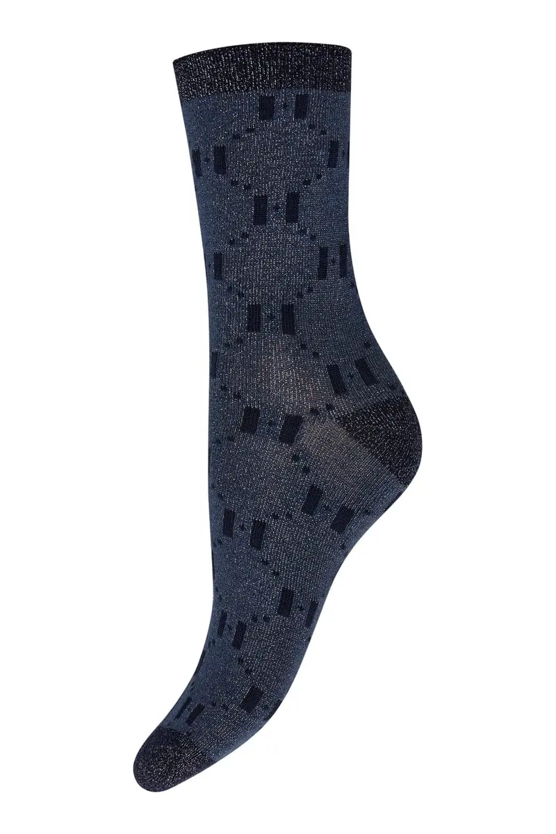Hype The Detail - Sock W/Lurex 21562-75 - 4909 - Navy