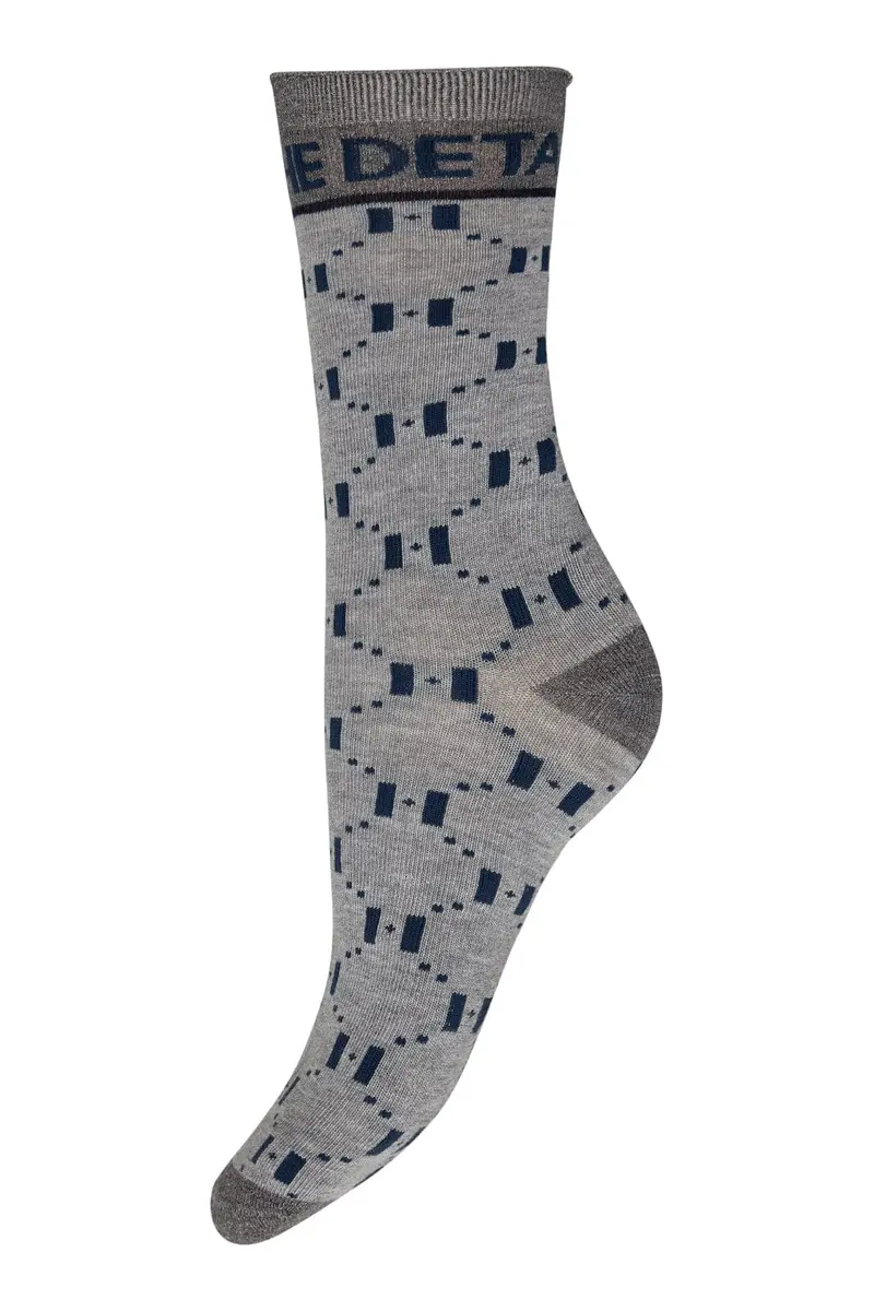 Hype The Detail - Sock W/Lurex 21563-75 - 1106 - Grå