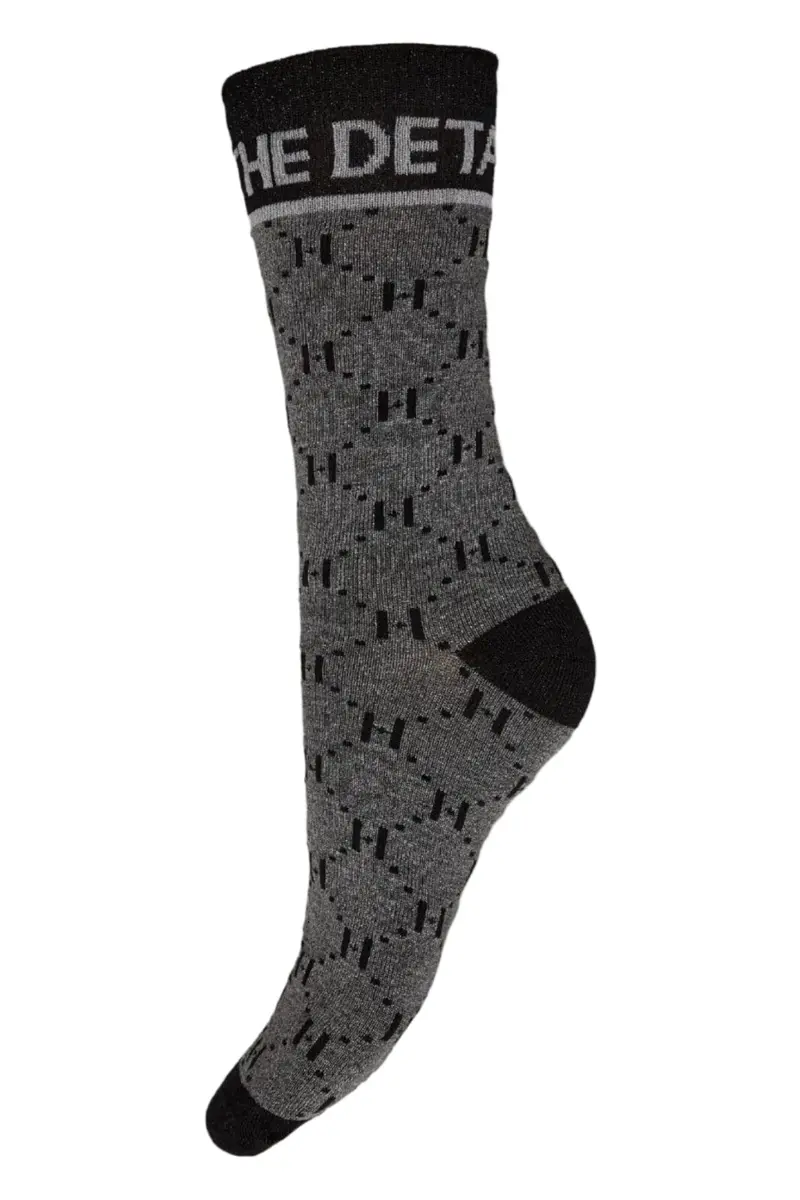Hype The Detail - Sock W/Lurex 21565-75 - 8 - Grå