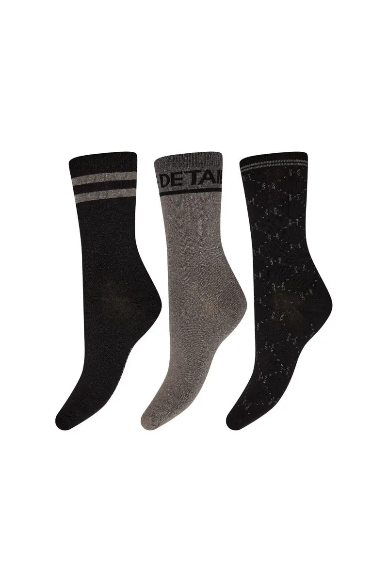 Hype The Detail - Socks 3-Pack 21555-75 - 1001 - Multifarvet