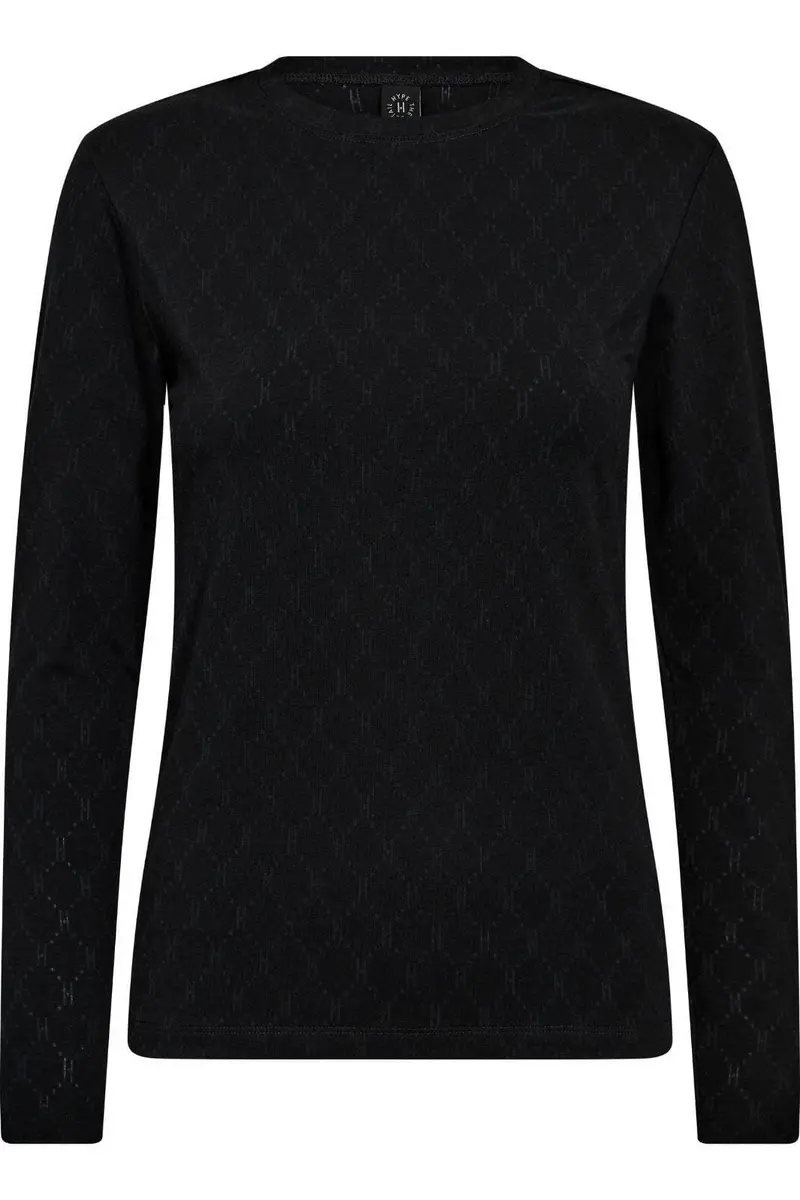 Hype The Detail - Tee L/S, Cotton 600-14 - 9 - Black
