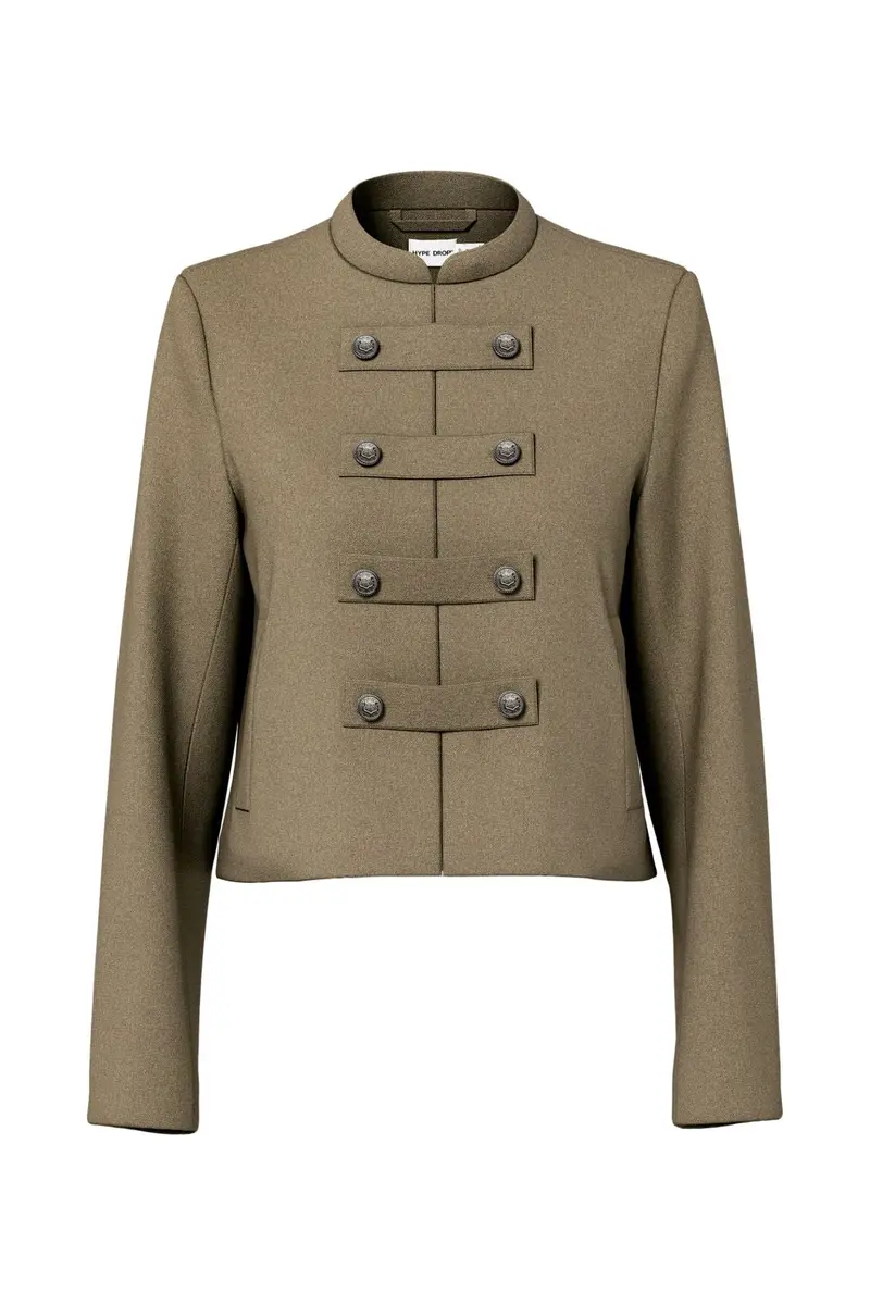 Hypedrop - Hdandrea Cropped Military Jacket 32000627 - 5149892 - Aloe