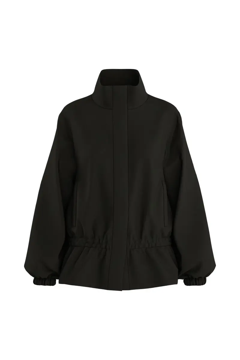 Hypedrop - Hdfarah Ls High-Collar Shacket 32001193 - 5269161 - Black