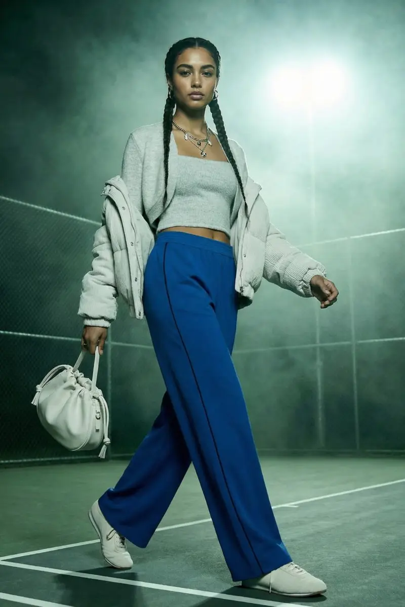Hypedrop - Hdyelena Wide Pants 32000465 - 5140231 - Princess Blue