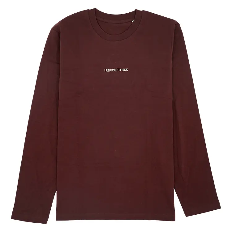 'I Refuse to Sink' Long Sleeved T-shirt | Langærmet T-shirt | Unisex | Bomuld