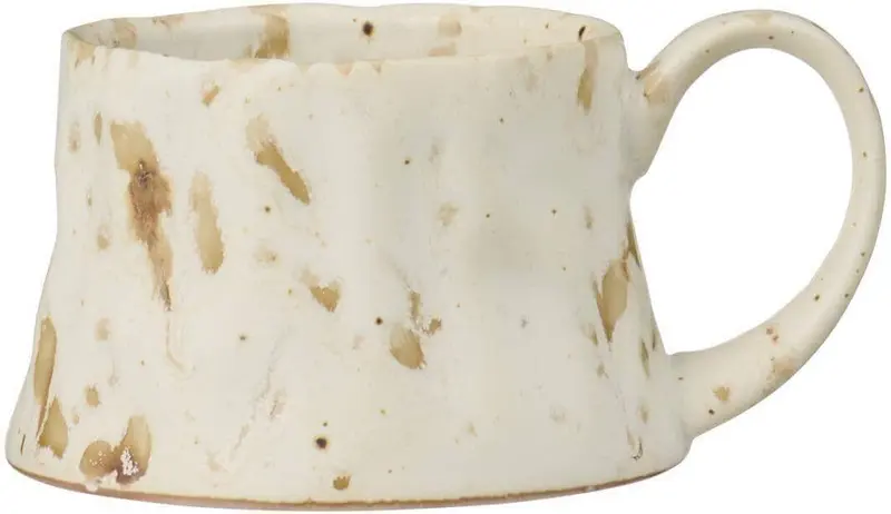 Ib Laursen - Krus M/Hank Varbjerg Creme Og Brunt Farvespil - 24041-00