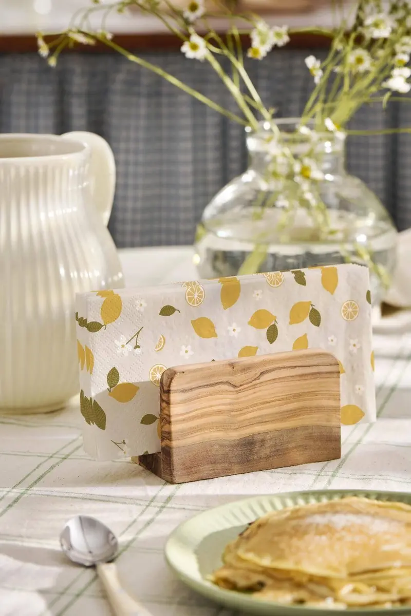 Ib Laursen - Serviet 10x20 cm citroner 16 stk/pk - Papir - 95927-00