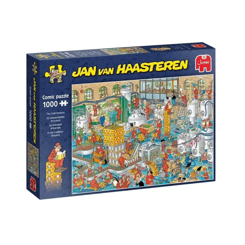 Jan van Haasteren 1000 brikker puslespil The Craft Brewery