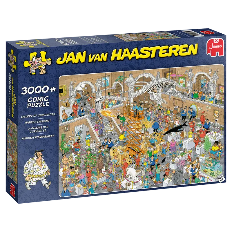 Jan van Haasteren 3000 brikker puslespil Museum of Curiosities