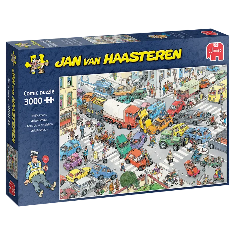 Jan van Haasteren 3000 brikker puslespil Traffic Chaos